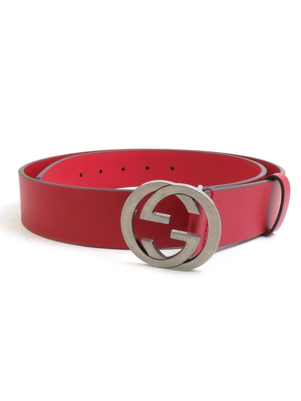 Auth Gucci Interlocking G Belt #324230G28B